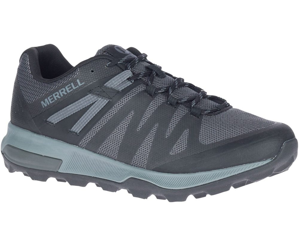 Buty Trekkingowe Merrell Męskie Czarne - Zion Fst - 803914-QIO